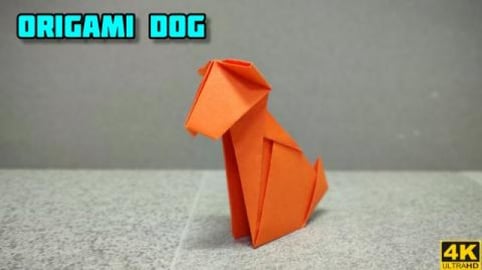Origami Dog | Origami tutorial | Paper craft