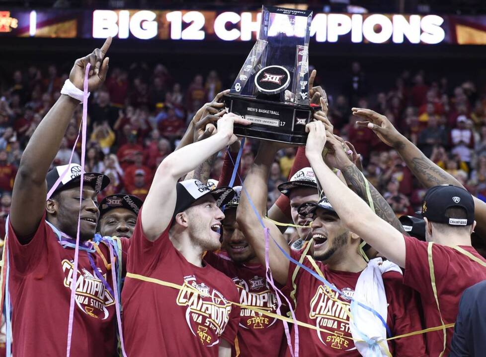 Iowa State Celebrates Third Big 12 Tournament Title In Four Years ...