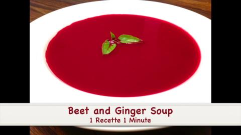 Healthy Comfort Food Recipe: Beet & Ginger Soup