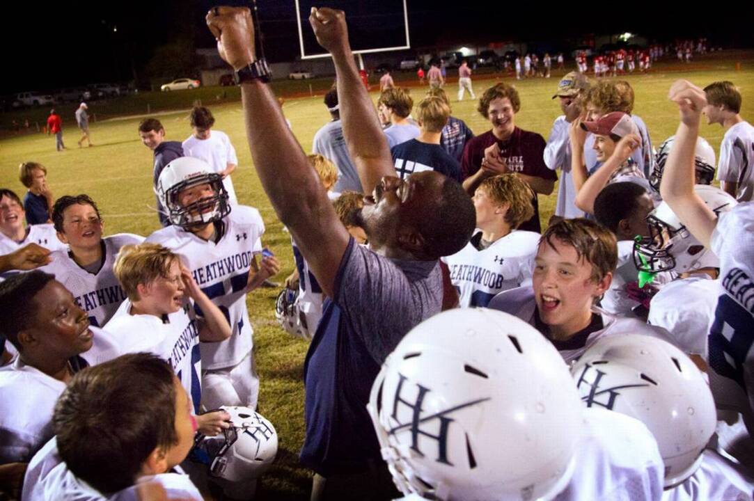 Coach Marcus Lattimore, Heathwood Hall celebrate middle school title The State