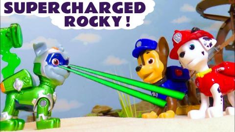 Paw Patrol Rocky Gets X-Ray Vision Superpower Playing Hid...