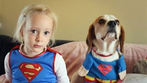 This little girl and her dog love each other more than an...