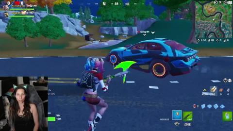 Dancing on cars in Fortnite