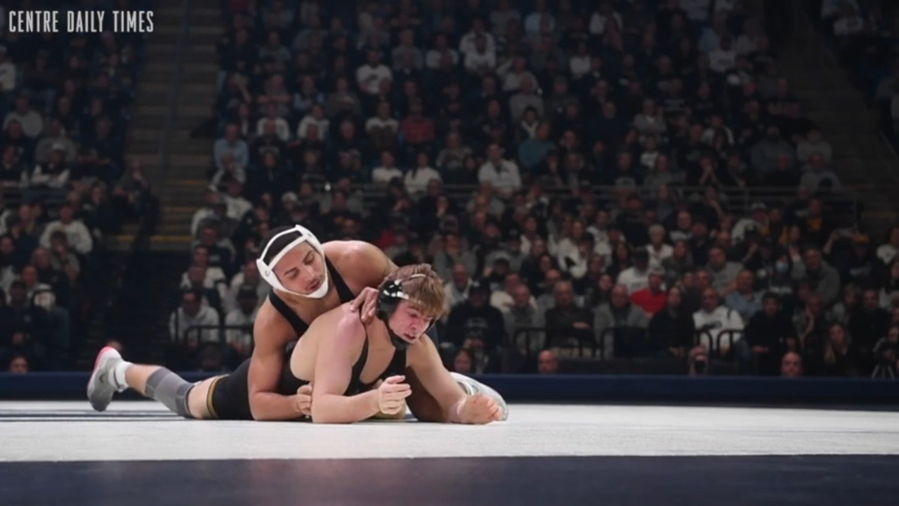 Penn State wrestler Aaron Brooks has most takedowns in dual against