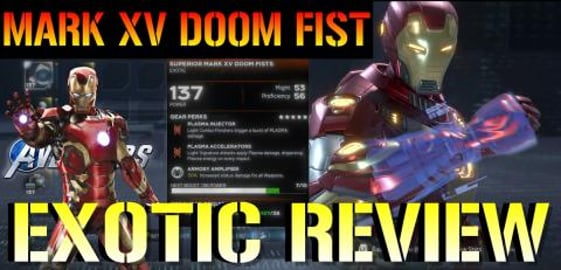 Marvel's Avengers: Mark XV Doom Fist EXOTIC Review |  How...