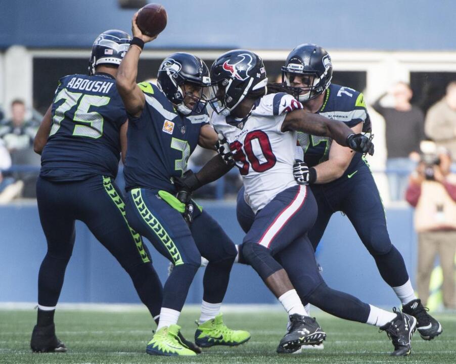 What pass-rush issue? Jadeveon Clowney, Ziggy Ansah, L.J. Collier practice  for opener