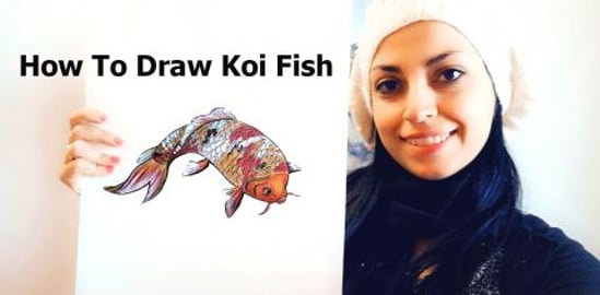 How To Draw Koi Fish Tutorial 