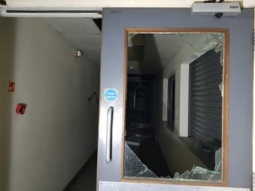 CREEPY ABANDONED FACTORY AT NIGHT