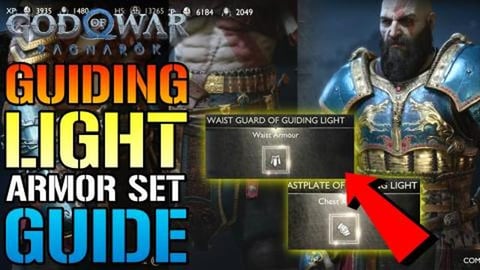 God Of War: Ragnarok Amazing "Guiding Light Armor Set" QU...