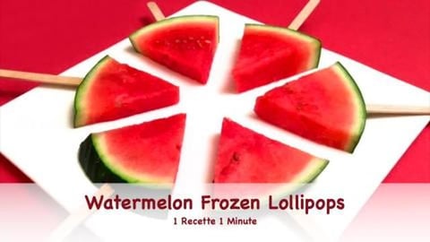 Watermelon Frozen Lollipops (shorts)
