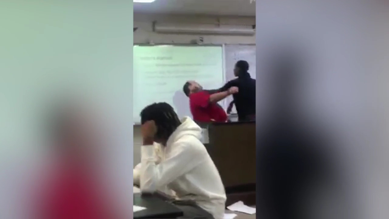 Viral video shows a student assaulting a Texas teacher over a cellphone ...