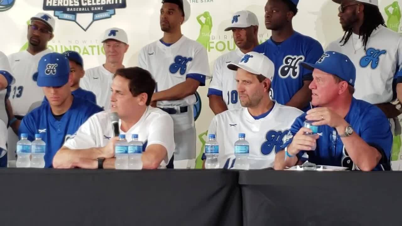 Nowitzki holds 8th annual Heroes celebrity baseball game in Frisco, Frisco  Enterprise Sports