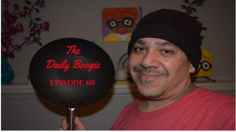 Waking up my girlfriend with a pot and pan.