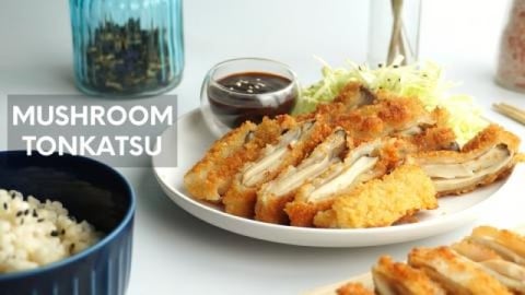 Mushroom Tonkatsu Recipe