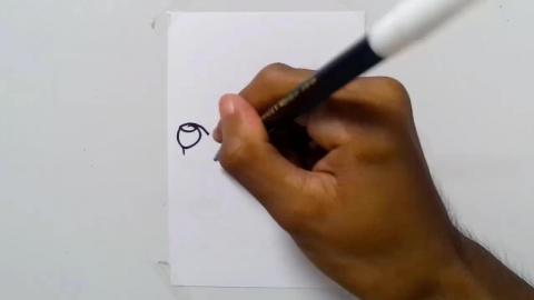 Drawing mascot head panda 4 shorts