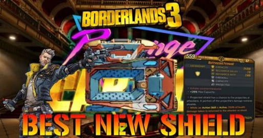 Borderlands 3: Best NEW Legendary Shield! The "FIREWALL" ...