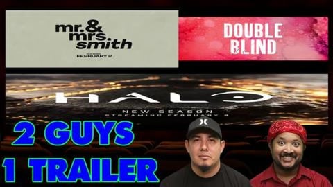 2 Guys 1 Trailer REACTS! - Double Blind | Halo Season 2 |...