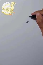 Drawing Pokemon NINETALES Shorts