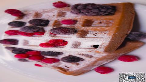 Chocolate Waffles That Melt In Your Mouth.