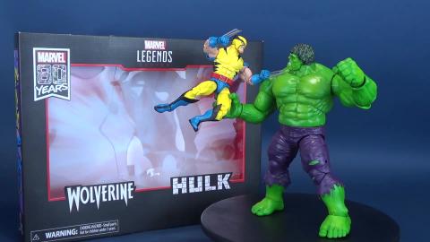 Marvel Legends Marvel 80 Years Wolverine vs the Hulk Boxe...