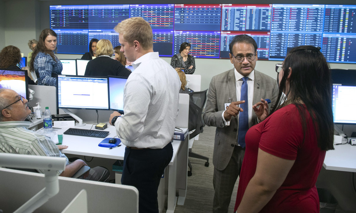 CHI Franciscan Health debuts it's new Mission Control Clinical Command