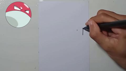 Drawing Pokemon voltrob shorts