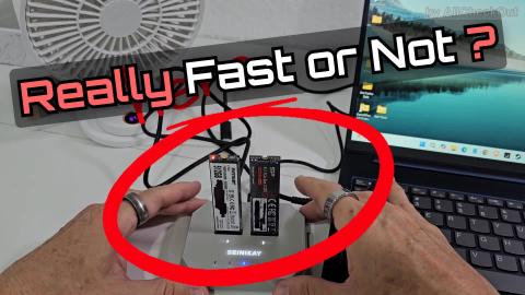 SEINIKAY Dual Bay NVMe Enclosure Review — Fast 20Gbps C...