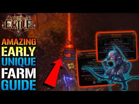 Path Of Exile 2: AMAZING EARLY UNIQUE FARM! How To Get Un...