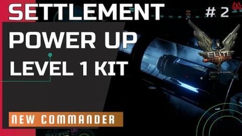Settlement Power up With Combatants // Elite Dangerous Od...
