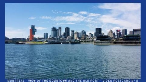 Montreal - View of the Downtown and the Old Port from Die...