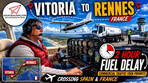 Flying to Rennes from Vitoria Spain