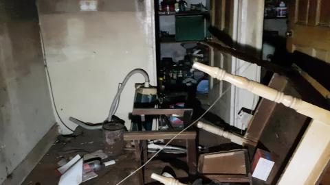 All belongings left inside abandoned house...