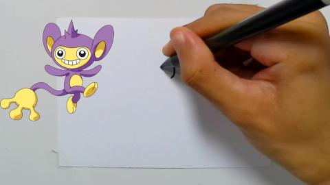 Drawing Pokemon AIPOM