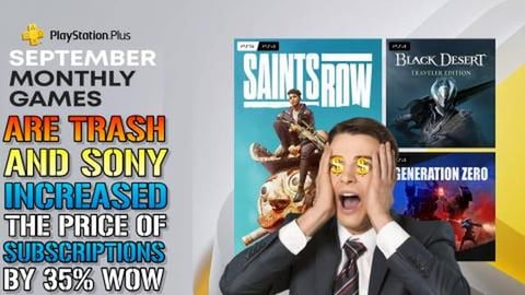 PlayStation Plus: September FREE Games Is TRASH! & Sony I...