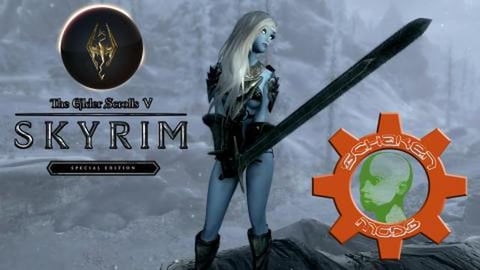 Skyrim SE - Upgraded and Fire Enchanted Yarek Claymore #s...