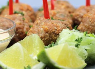 Chili Lime Turkey Meatballs | It's Only Food with Chef Jo...