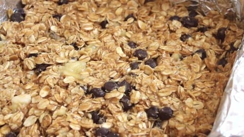 UNDER 1 MINUTE Healthy Oat Bars | 5 ingredients 