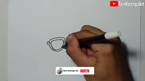 Drawing Graffiti Male Character with glasses