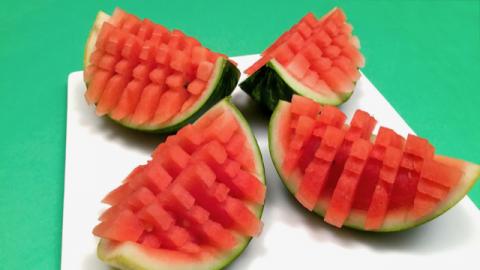 How to Beautifully Cut & Serve a Watermelon