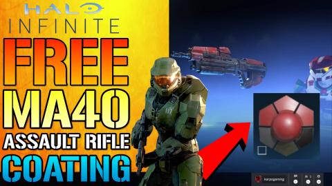 Halo infinite: FREE MA40 Assault Rifle "Warmaster" Coatin...