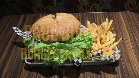 5 lb Cheeseburger Challenge inside Hollywood Casino!