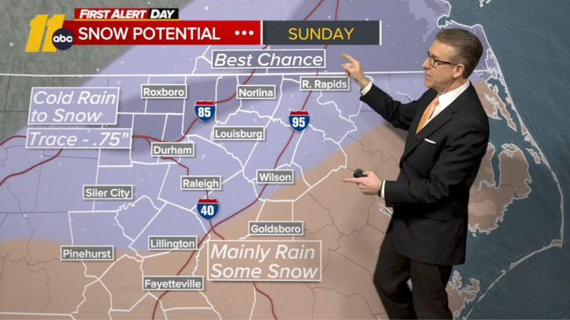 Forecast: Some snow accumulation is possible in the Triangle | Raleigh ...