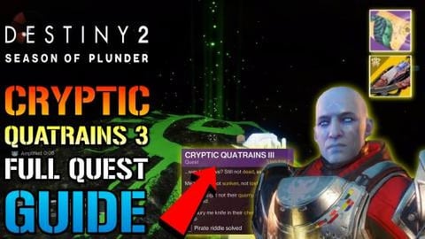 Destiny 2: Cryptic Quatrain 3! FULL QUEST GUIDE! All Pira...