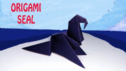 SEA SEAL | HARBOR SEAL | Origami tutorial 