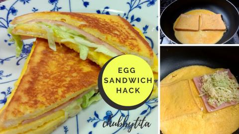 GENIUS EGG SANDWICH HACK // LIFE HACKS! // VIRAL TIKTOK R...