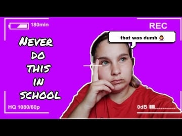 Dumbest thing I did in school! (Never Do This)