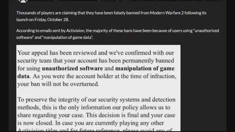 Call Of Duty: MW2! The Real Reason Why Honest Players Are...