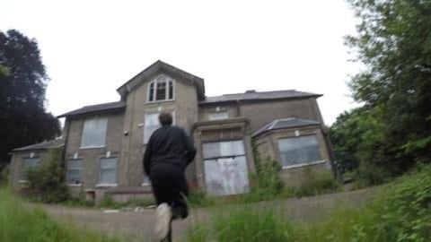 SPOOKY ABANDONED HOUSE ON A HILL...