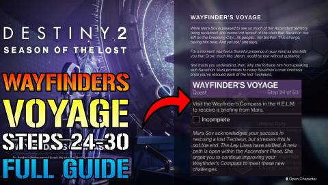 Destiny 2: Wayfinder's Voyage Steps 24-30 Walkthrough Gui...