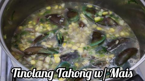 Mussels with Corn Soup | Taste Buds PH